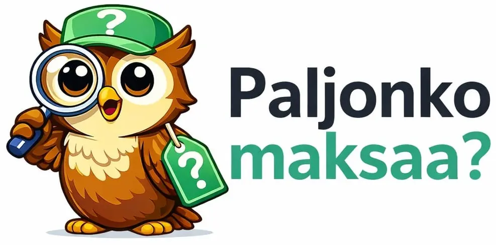 Paljonko Maksaa? logo